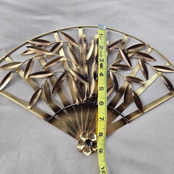 Asian Metal Fan for Wall Decor - Picture 5 of 5